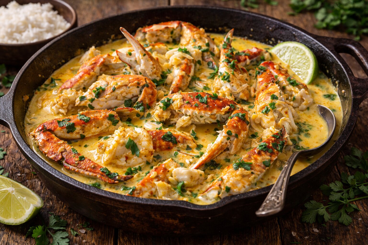 Singapore-Style Coconut Curry Crab