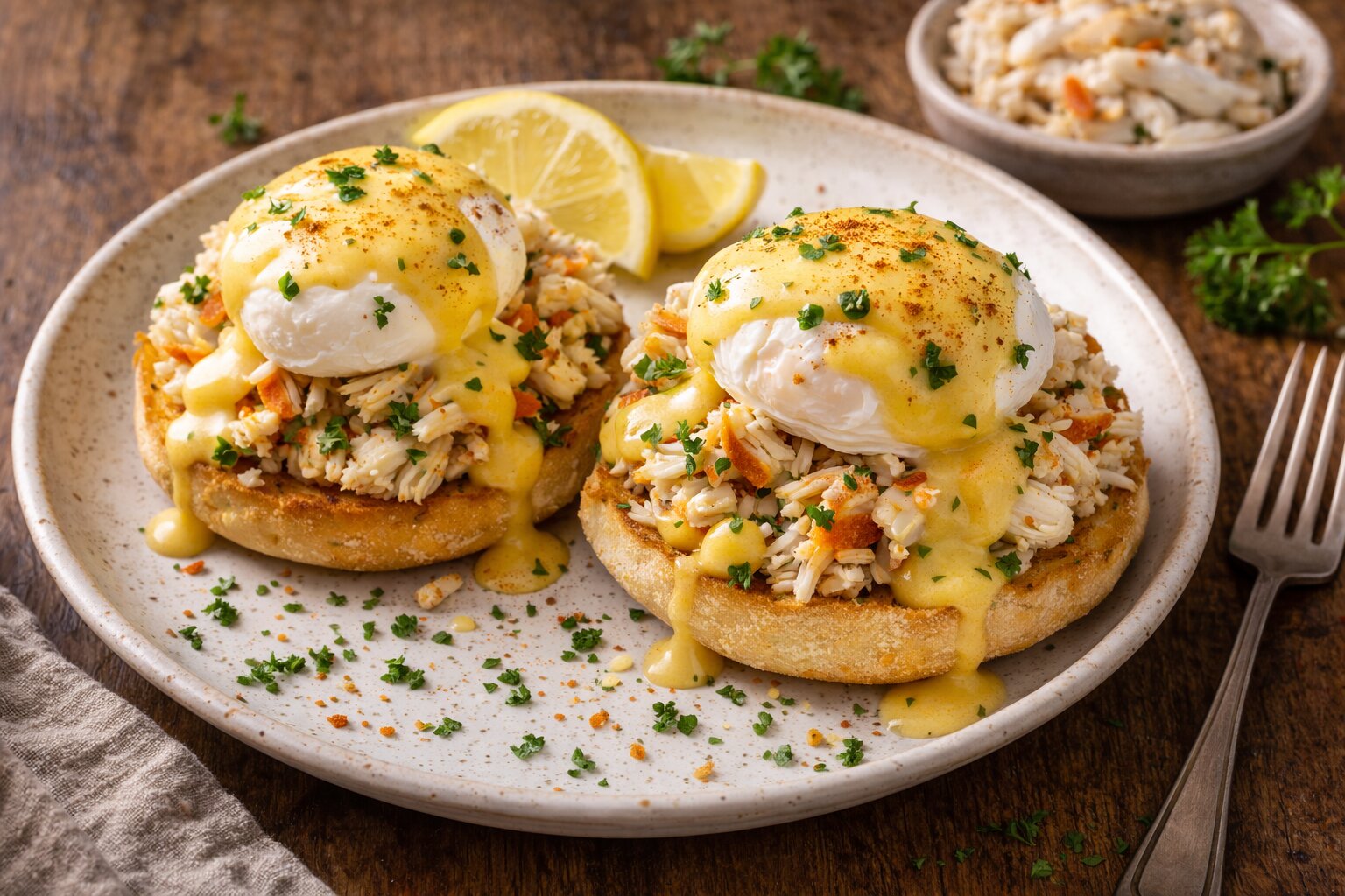 Crab Eggs Benedict
